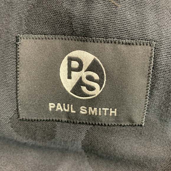 PS by PAUL SMITH Black Polka Dot Cotton Viscose Sport Coat - Picture 9 of 11